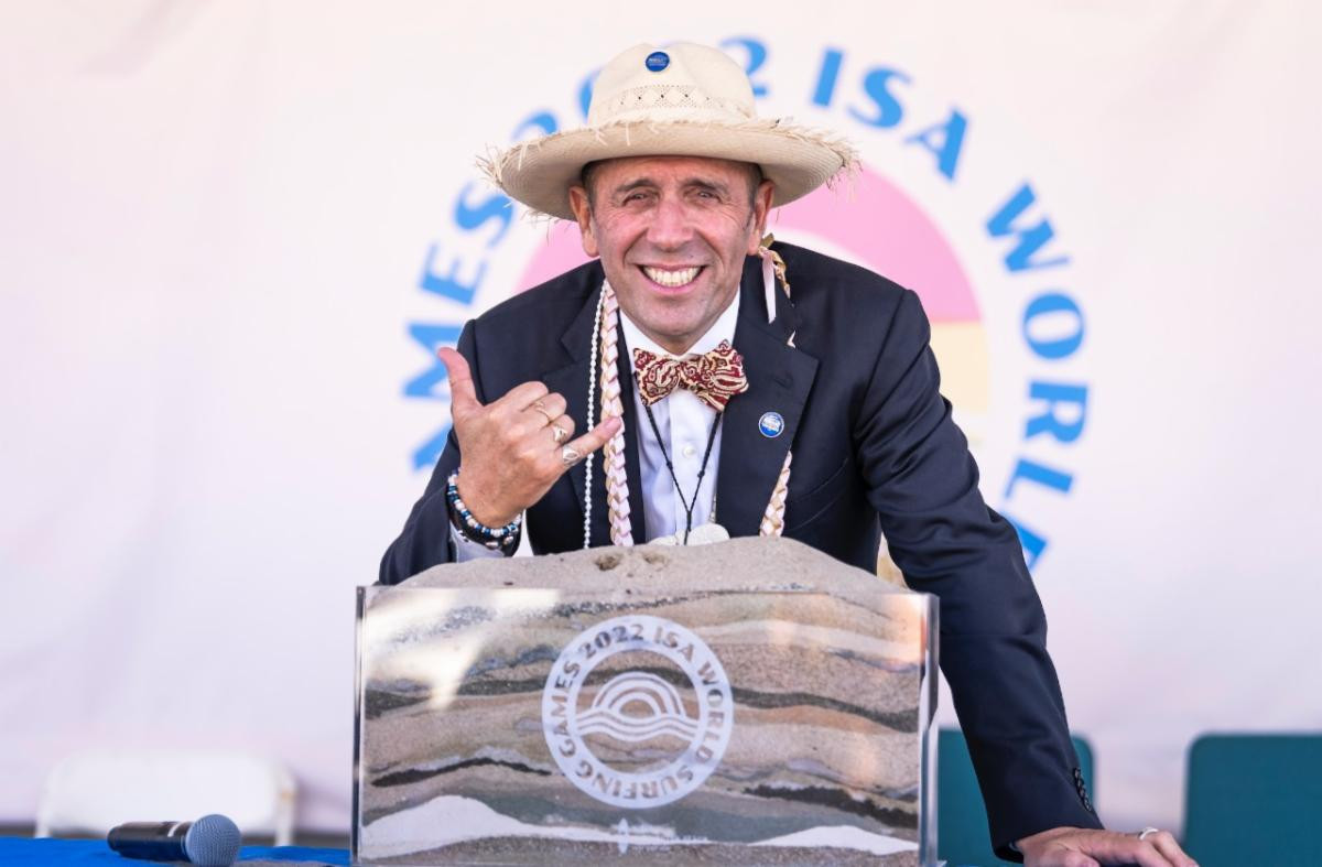 Fernando Aguerre has been re-elected without opposition as President of the International Surfing Association ©ISA