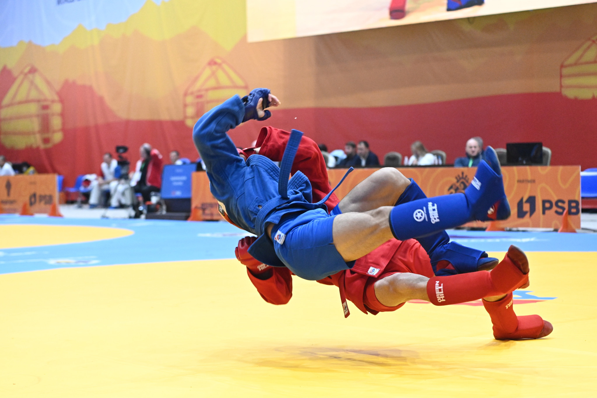 The World Sambo Championships is taking place in Kyrgyzstan for the first time ©FIAS