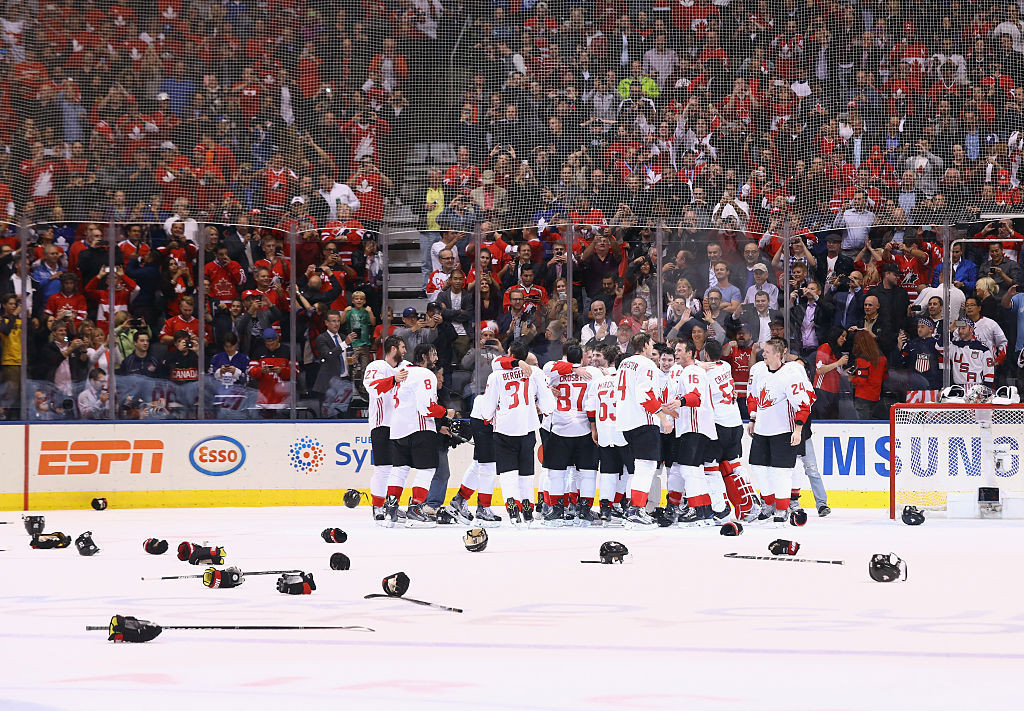 Plans for the the first World Cup of Hockey since 2016 - when Canada won - have been delayed because of the ongoing Russian invasion of Ukraine ©Getty Images