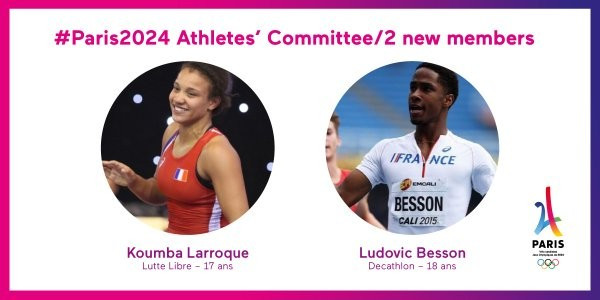 Nanjing 2024 Youth Olympians are included in the Paris 2024 Athletes Committee ©Paris 2024/Twitter