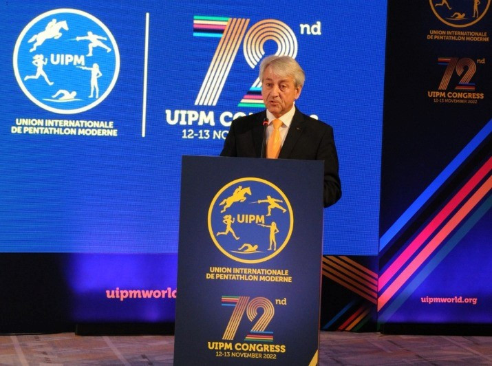 UIPM President Klaus Schormann has faced criticism from Pentathlon United, but Jamie Cooke defended his dedication to the sport ©UIPM