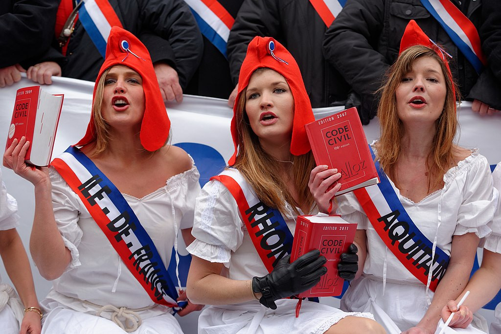 In France, the Phrygian cap represents the concept of freedom ©Getty Images