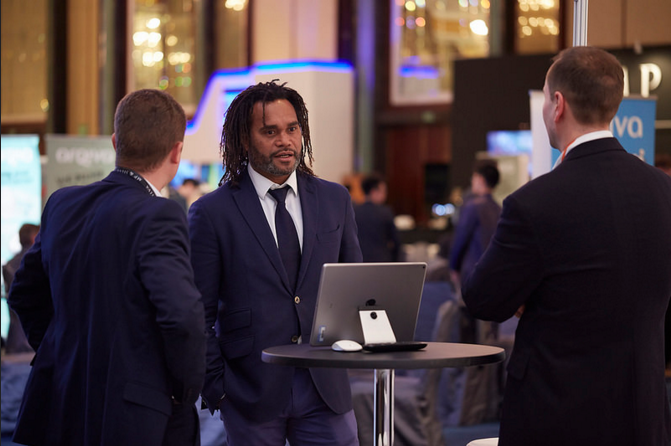 Christian Karembeu, a 1998 FIFA World Cup winner with France was one of three sports celebrities present ©SPORTEL