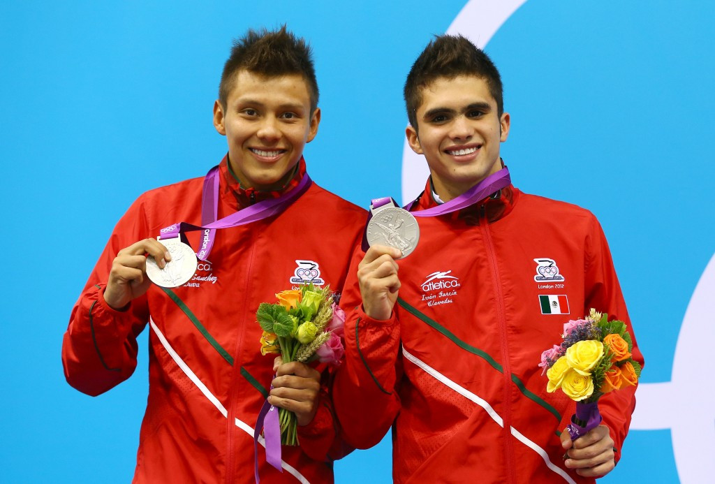 World and Olympic silver medallists Iván García and Germán Sánchez are among leading Mexican divers now set to compete under their own flag at Rio 2016 ©Getty Images