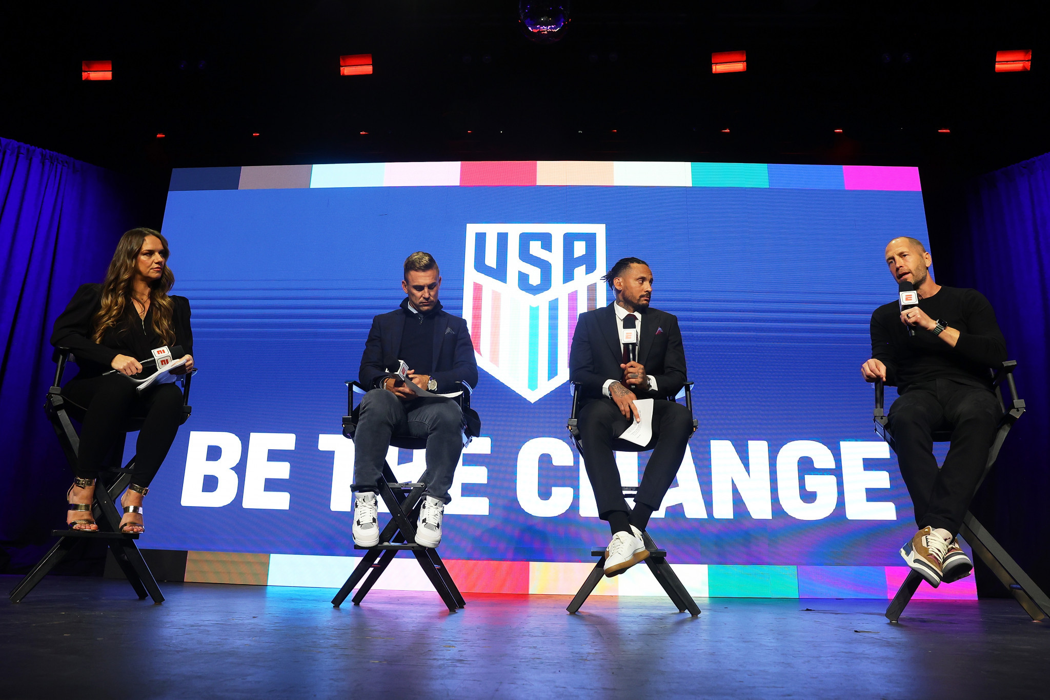 The US Soccer rainbow logo will not appear on playing kits ©Getty Images