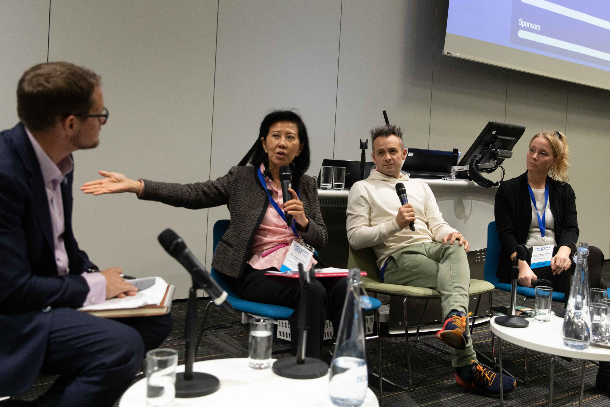 World Baseball Softball Confederation secretary general Beng Choo Low, second left, shared how the COVID-19 pandemic and natural disasters had prompted new event concepts including a virtual Baseball World Cup ©Rob Lindblade