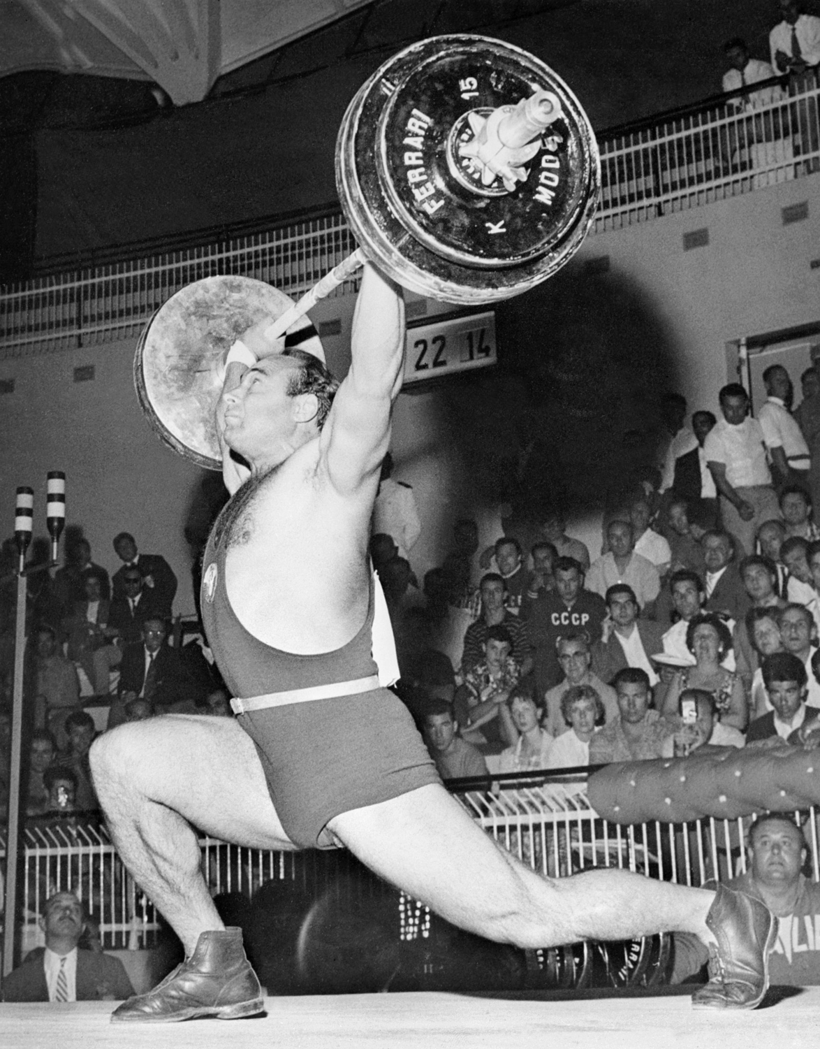 The Soviet Union topped the weightlifting medal table in Rome ©Getty Images