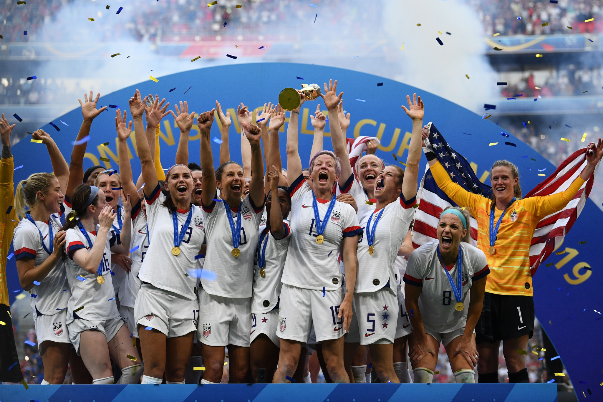 The disparity in prize money between the men's FIFA World Cup and Women's World Cup was raised at the panel discussion ©Getty Images