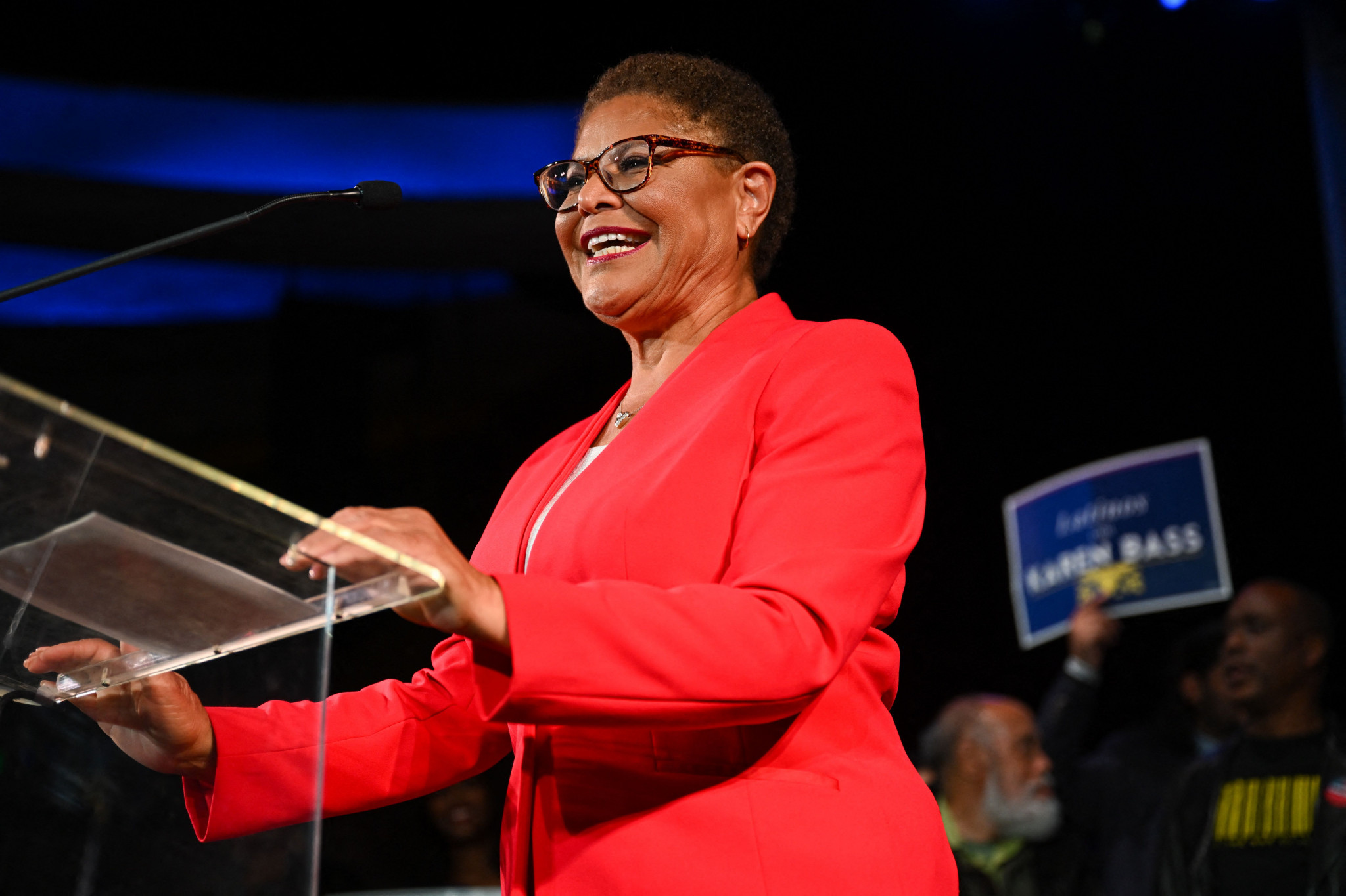 Los Angeles elects first black female Mayor who pledges to end homelessness by 2028 Olympics