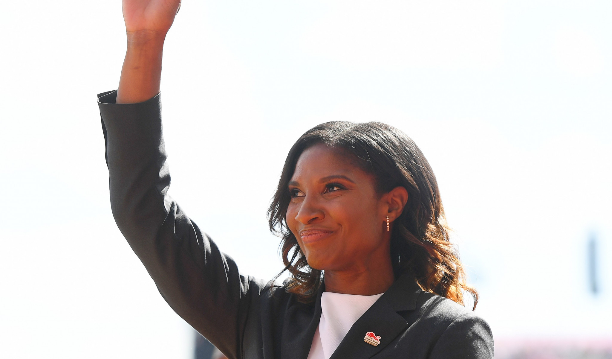 Denise Lewis is to remain President of Commonwealth Games England up to and including Victoria 2026 ©Getty Images
