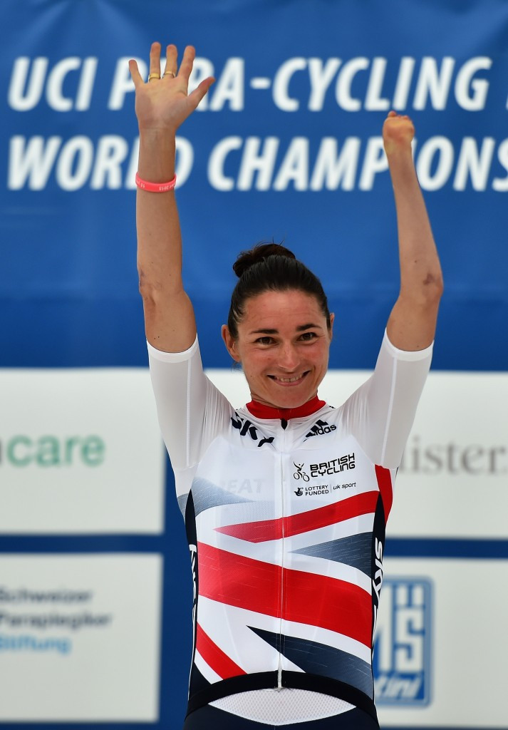Britain's Dame Sarah Storey will look to continue her domination in the women's C5 individual pursuit ©Getty Images