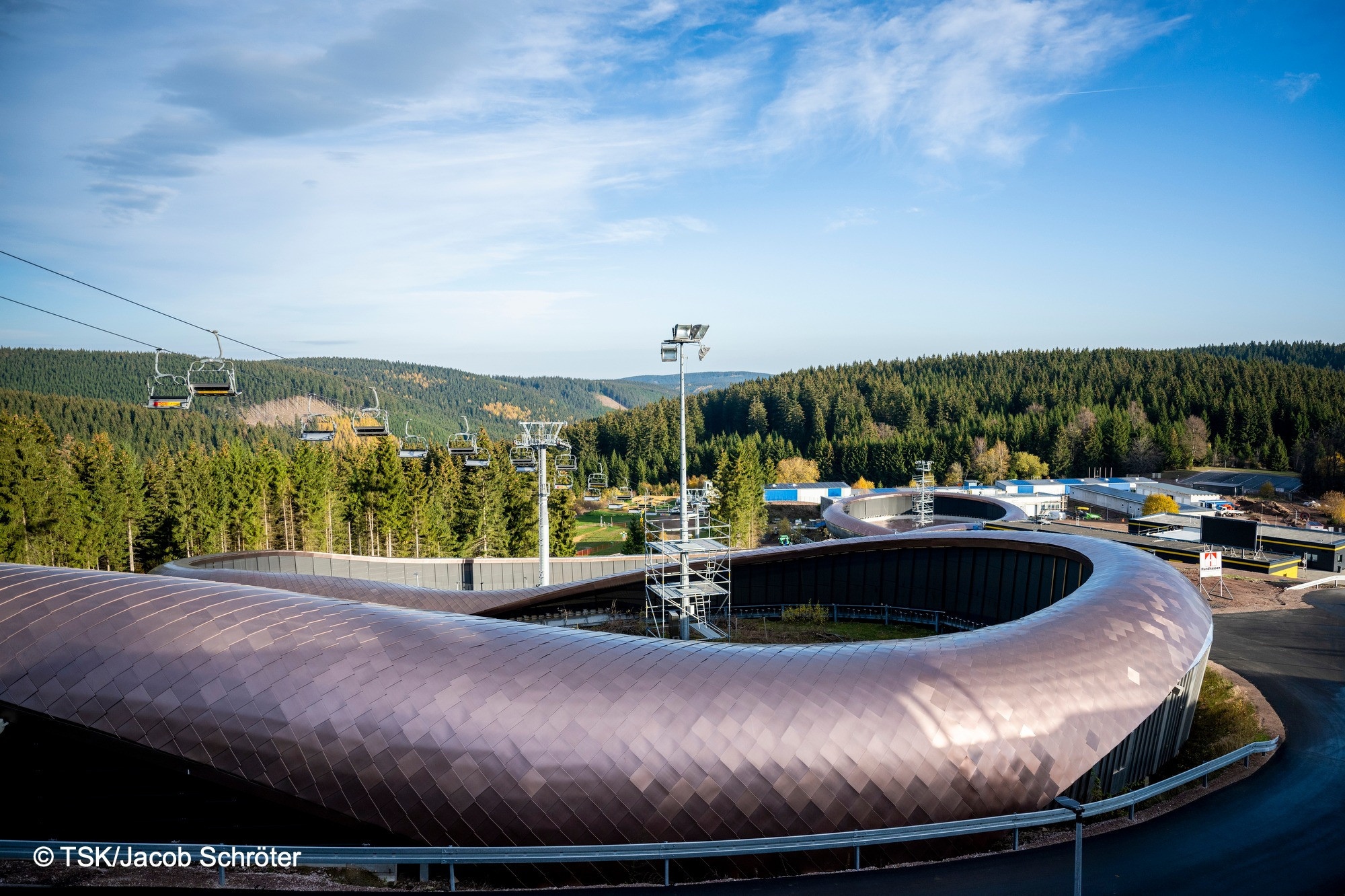 The ice run at Oberhof has been fully renovated to host next year's World Luge Championships ©Freistaat Thüringen/TSK/Jacob Schröter
