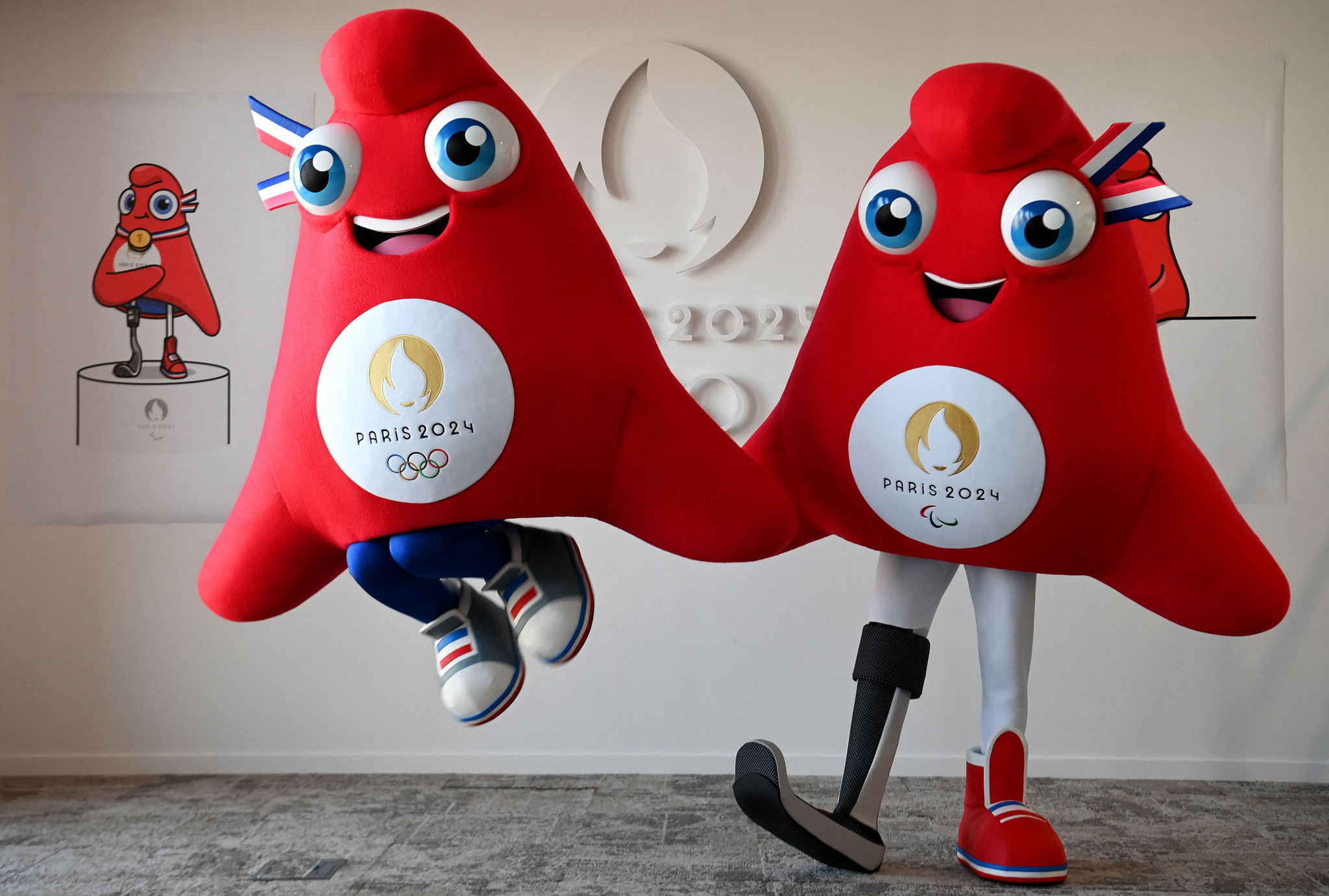 The Paris 2024 mascots were revealed as two Phrygian caps - the ...