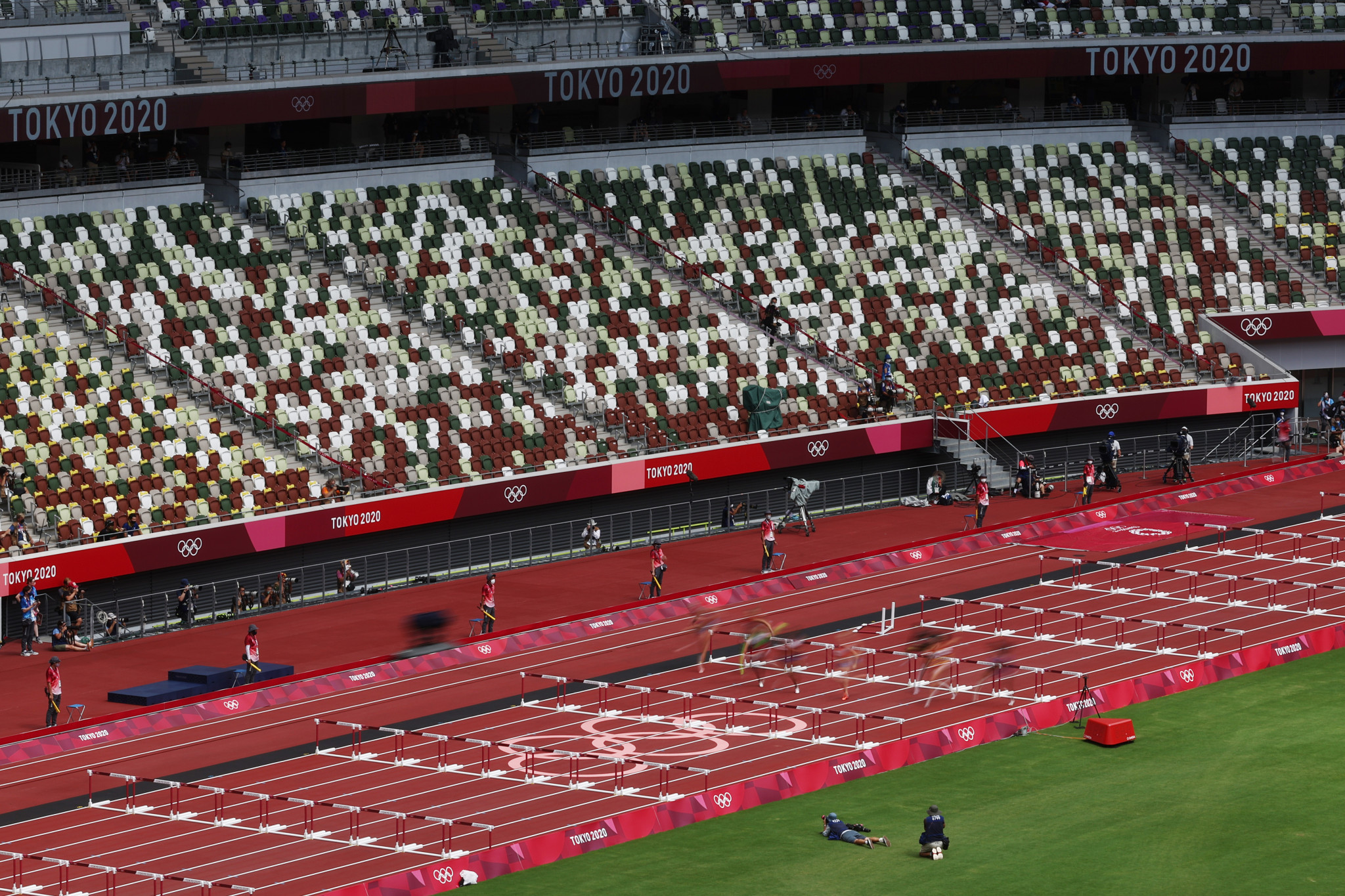The decision to award Tokyo the 2025 World Athletics Championships was largely motivated by the fact that spectators were not allowed to attend events during the Olympic Games because of COVID-19 ©Getty Images