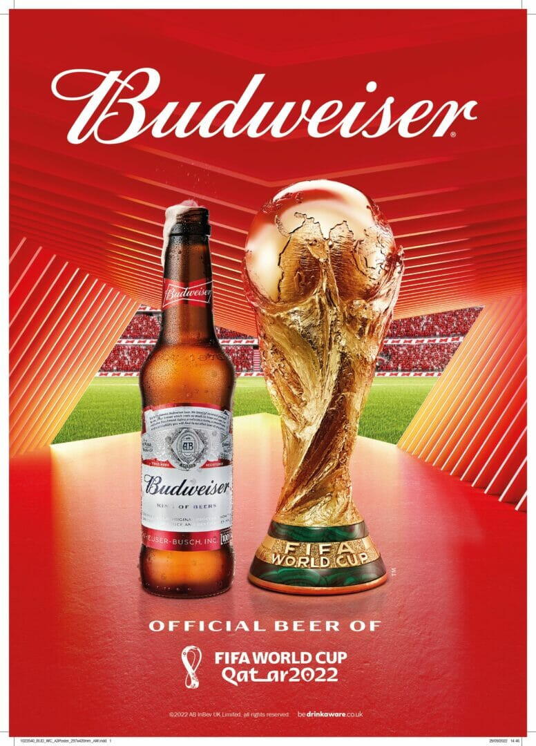 The sale of beer has been sold in stadiums at the 2022 FIFA World Cup just two days before the tournament is due to kickoff in Qatar ©Budweiser 
