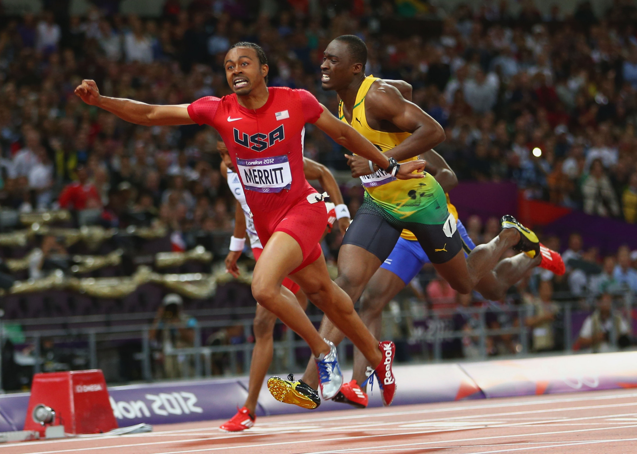 Aries Merritt won gold in the men's 110m hurdles at London 2012 and is also the current world record holder in the event ©Getty Images
