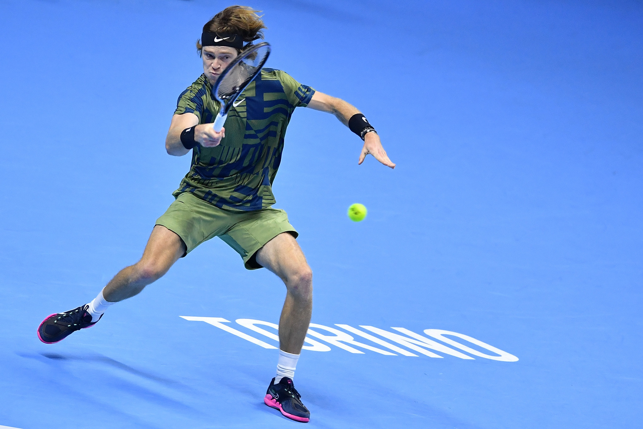 Andrey Rublev clinched the remaining semi-final place at the ATP Finals ©Getty Images