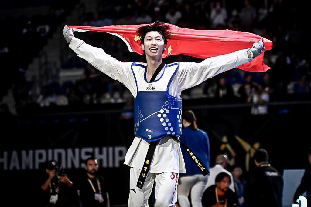 Liang Yushuai ensured China topped the podium with men’s under-63kg success ©World Taekwondo
