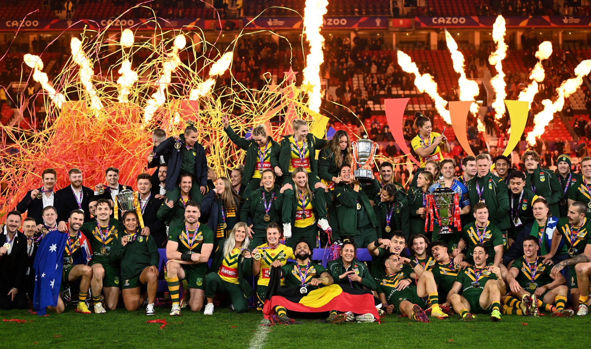Australia seal men's and women's titles at Rugby League World Cup Finals