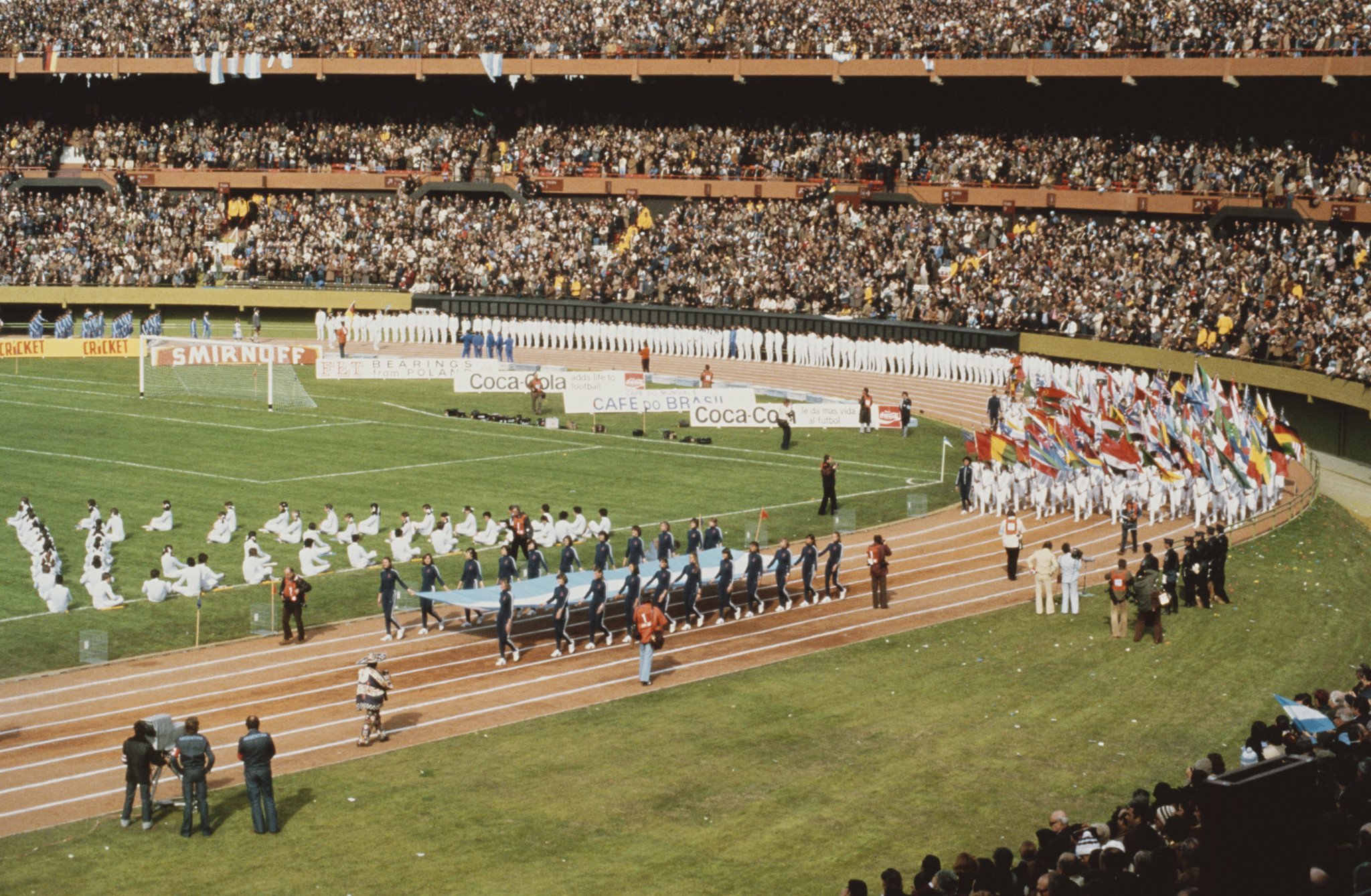 The 1978 World Cup Opening Ceremony featured hundreds of young people but Argentina's military junta were accused of 