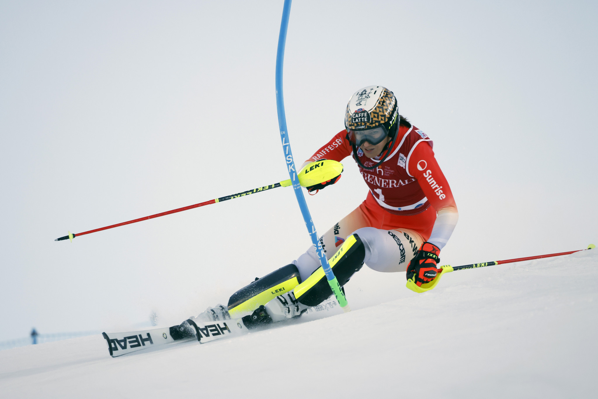 Wendy Holdener laid down a fantastic second run to take silver in Levi ©Getty Images