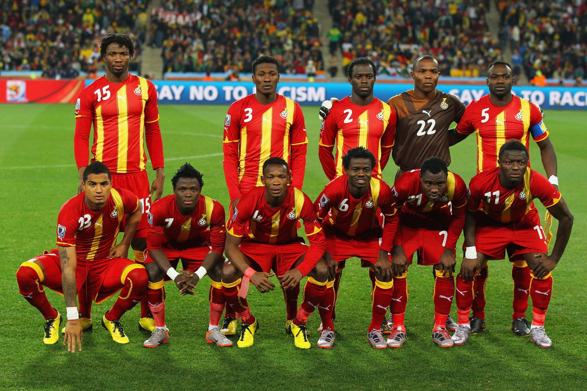 Ghana reached the quarter-finals in 2010, tied for the furthest an African team has ever gone ©Getty Images