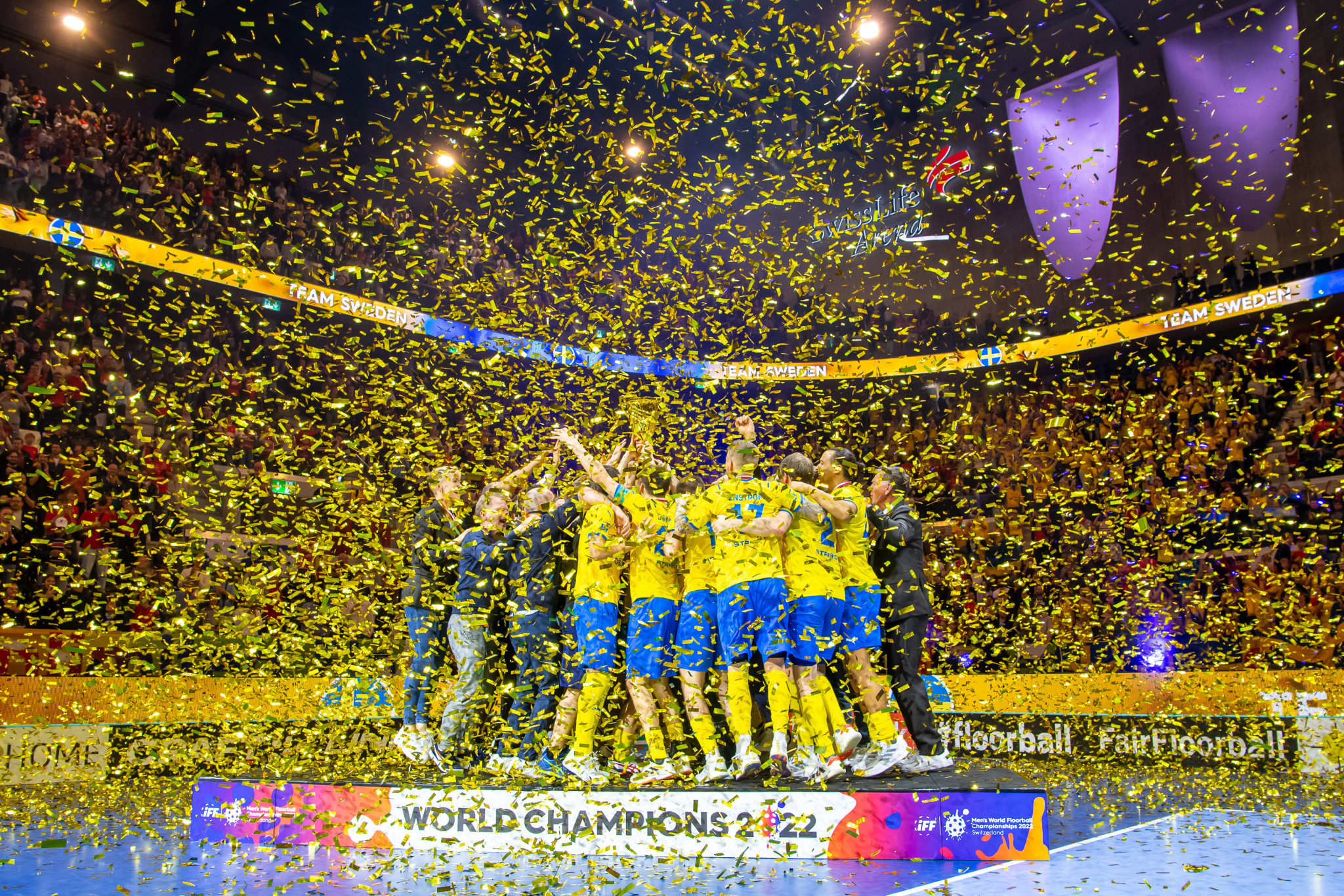 Sweden are the current men's and women's floorball world champions ©IFF/Fabrice De Gasperis