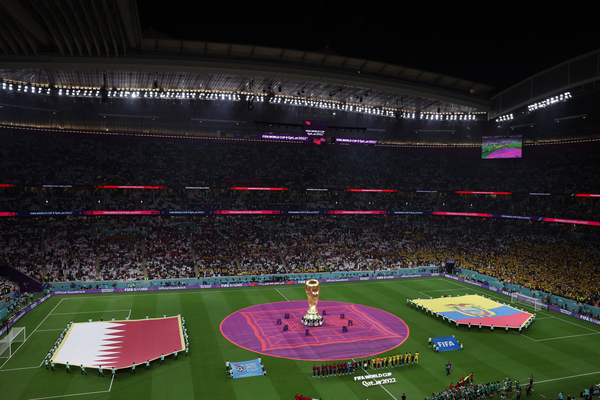 Following the Opening Ceremony, Qatar began its controversial hosting of the FIFA World Cup ©Getty Images