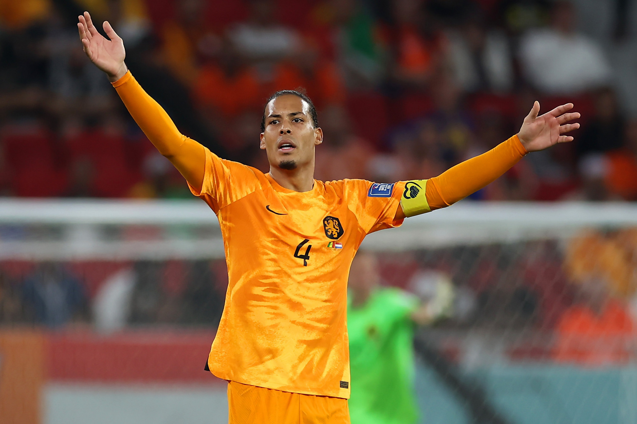 Dutch captain Virgil van Dijk hopes that the auction will contribute to change in Qatar ©Getty Images