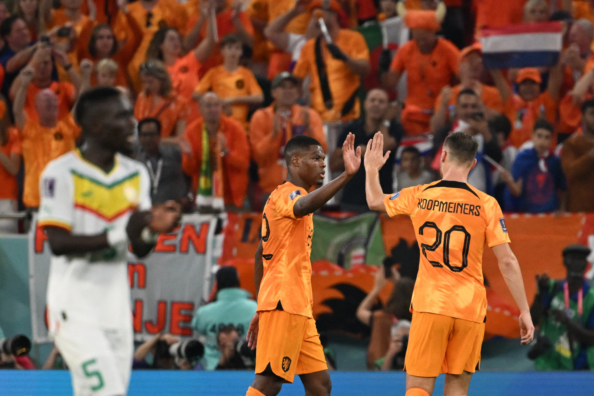 The Netherlands beat Senegal 2-0 in their opening game at the World Cup ©Getty Images
