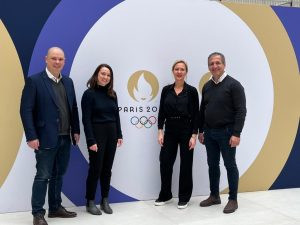 An IWF delegation travelled to Paris to inspect aspects of the weightlifting competition for the 2024 Olympics ©IWF