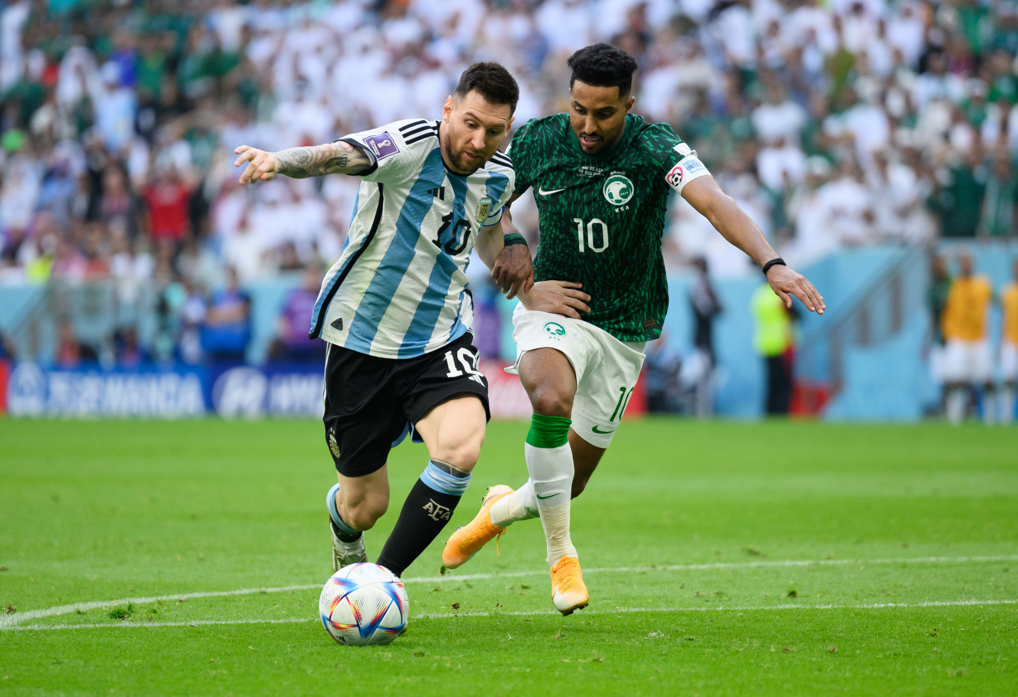 Saudi Arabia beat Argentina in one of the biggest shocks in World Cup history ©Getty Images