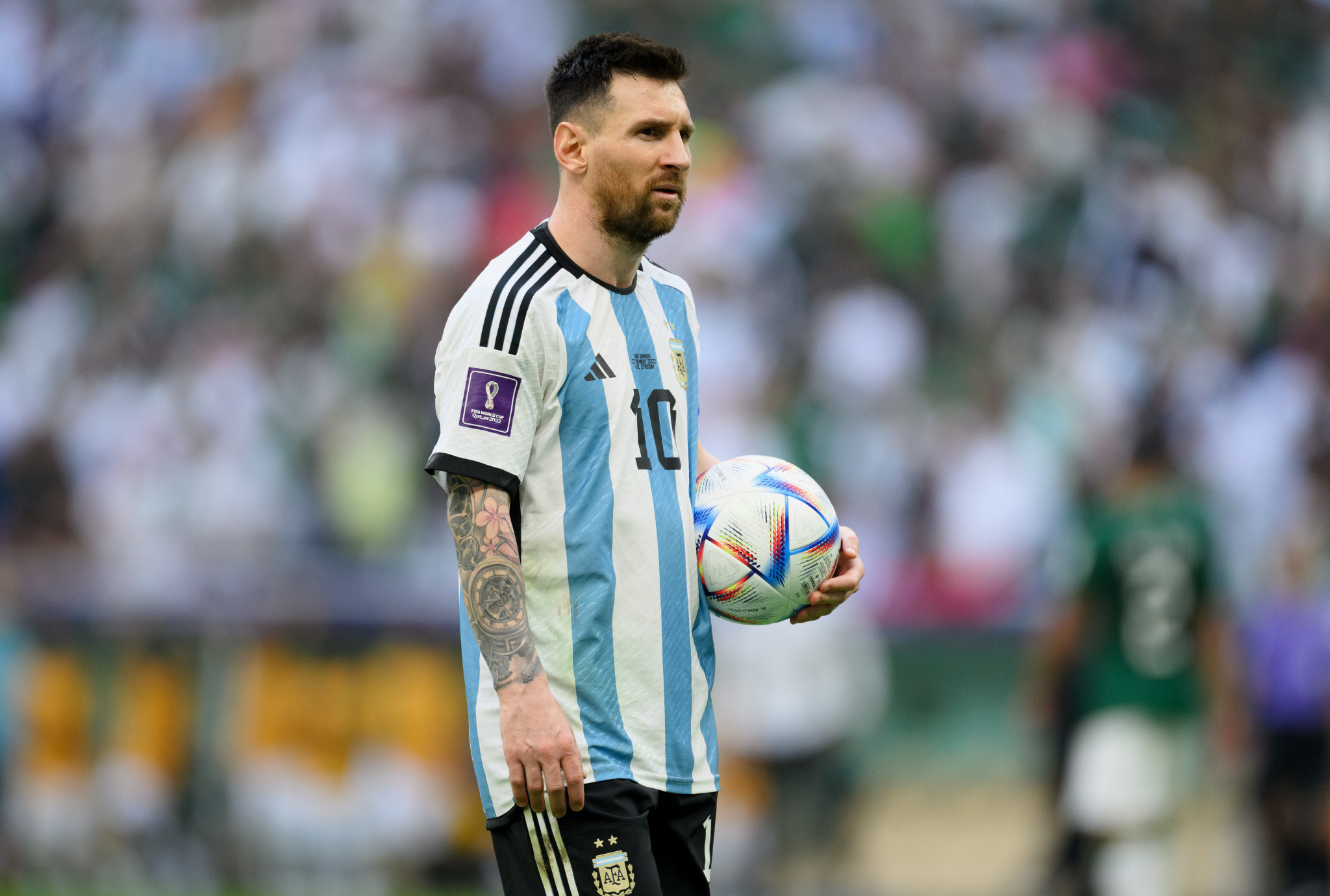 The defeat is a surprise early hiccup in Lionel Messi's final attempt at the World Cup trophy in his playing career ©Getty Images
