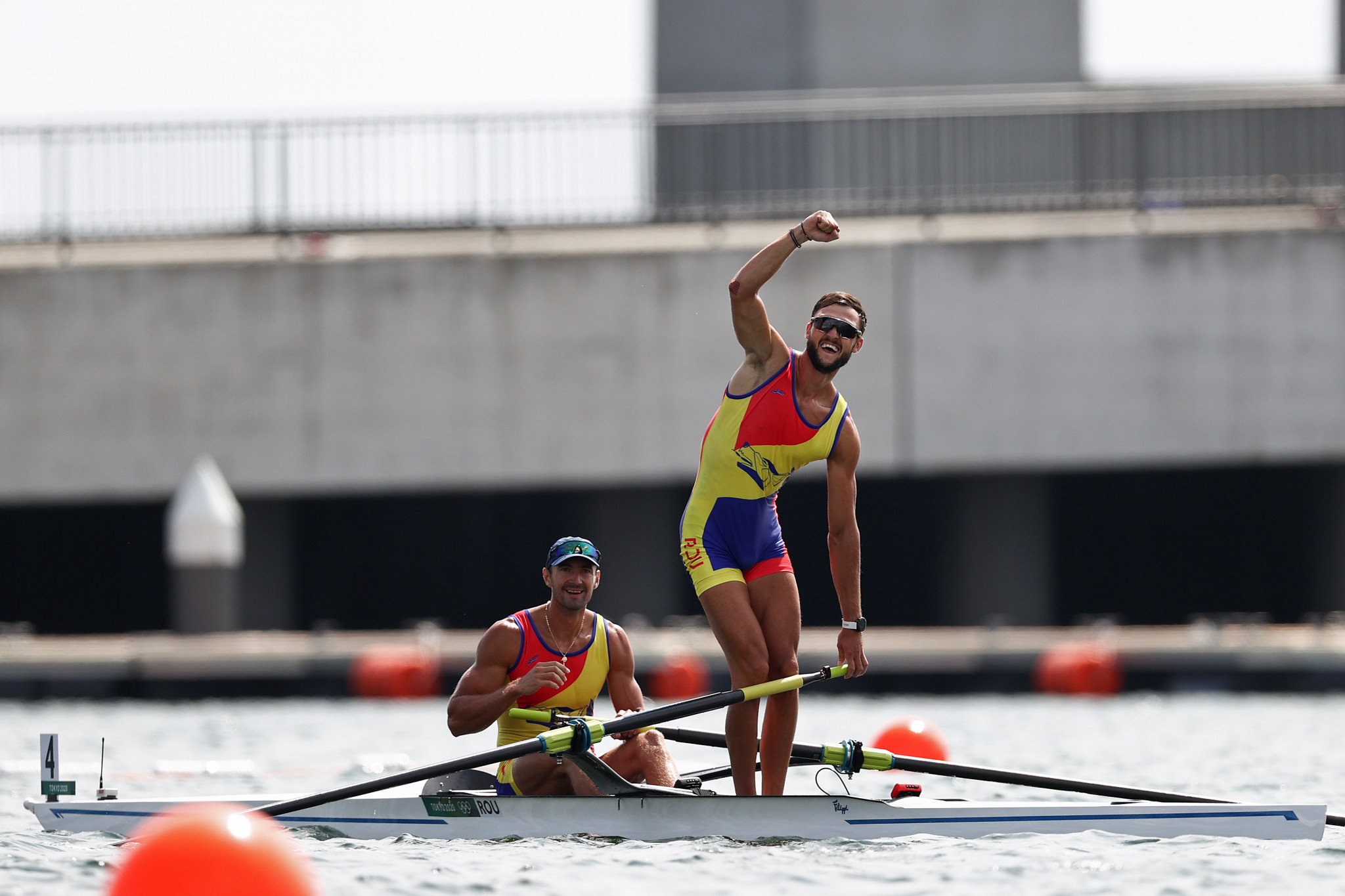 Three of Romania's four Tokyo 2020 medals came in rowing ©Getty Images