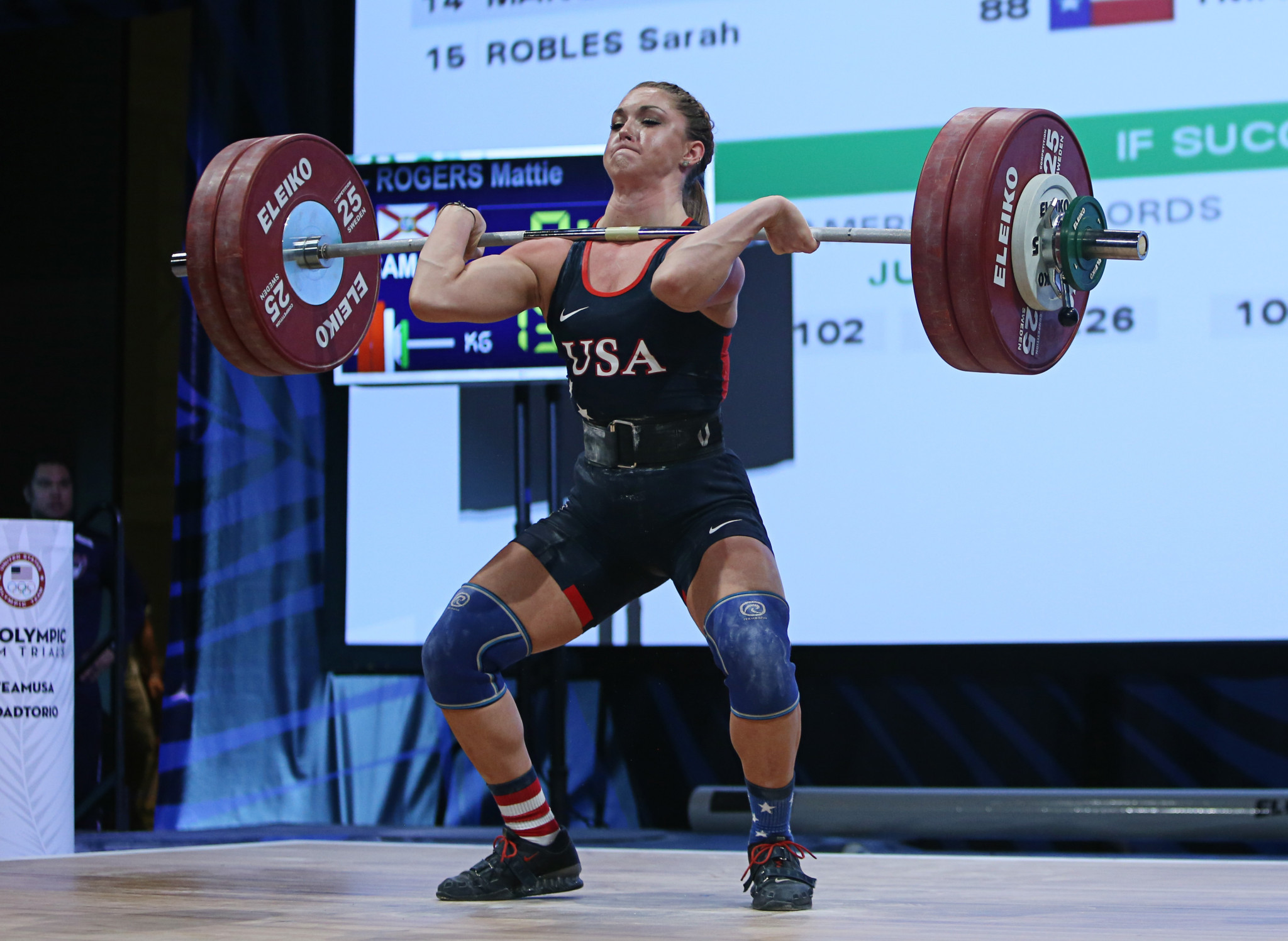 The overall standings are determined upon completion of the Clean and Jerk ©Getty Images