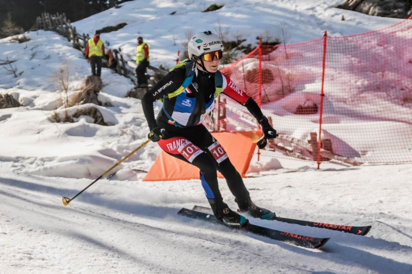Defending champion Emily Harrop will be hoping for a winning start in home conditions ©ISMF
