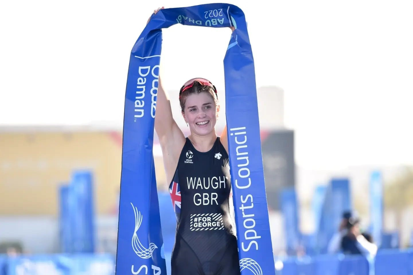 Kate Waugh was one of two British winners in the under-23 races ©World Triathlon