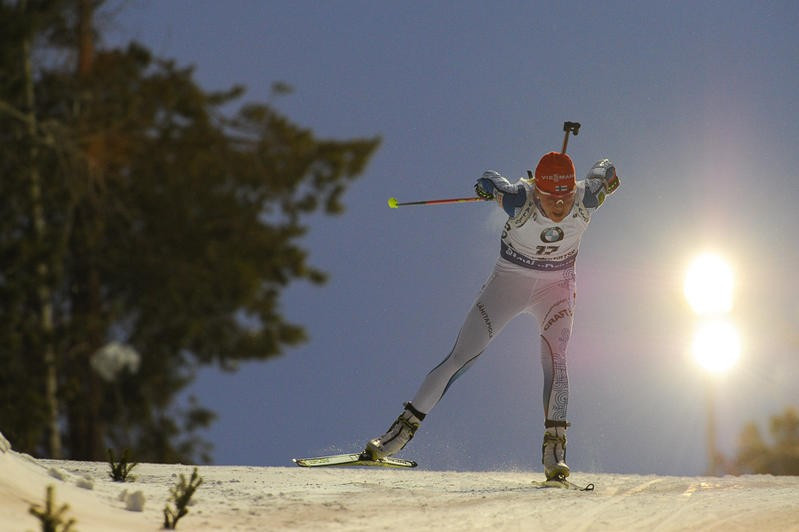 Kaisa Mäkäräinen won the final women's sprint event of the World Cup season ©IBU