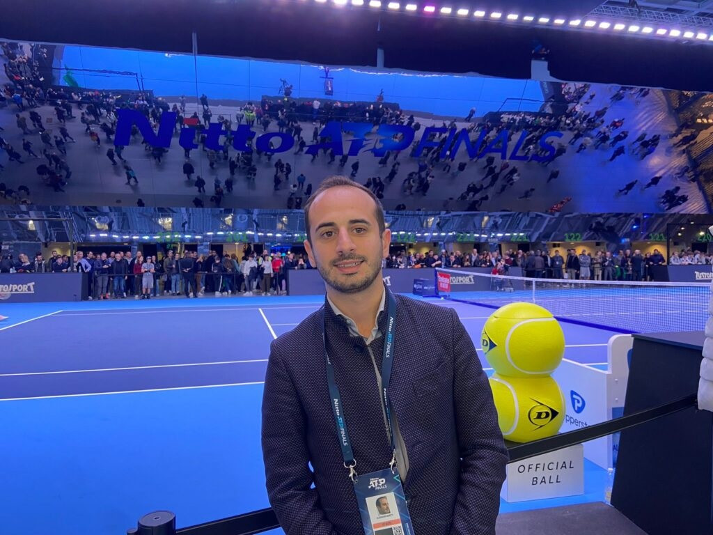 Turin 2025 President Alessandro Ciro Sciretti said he was delighted to see the ATP Finals promote the Winter World University Games ©Turin 2025