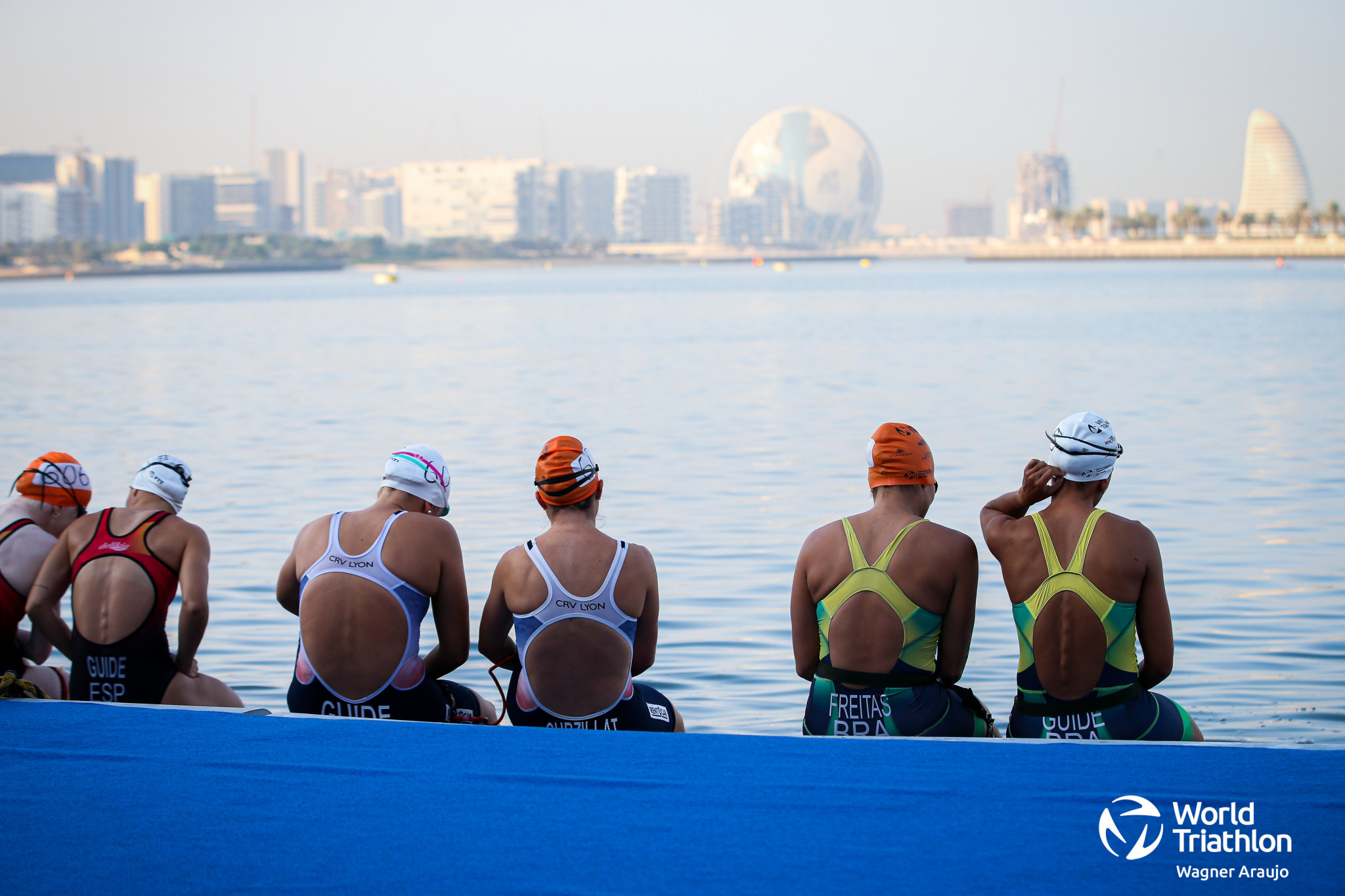 Updated rules establishing the use of swim skins have been introduced ©World Triathlon