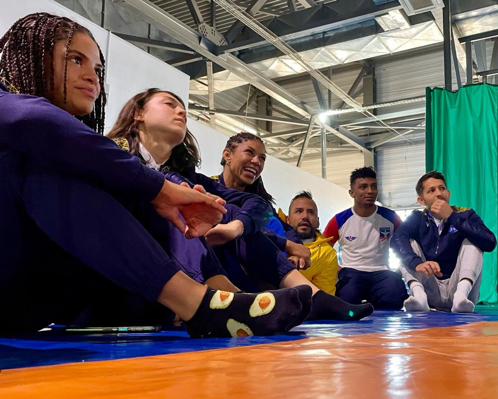 Athletes participated in the ComplexCore sessions in Bishkek ©FIAS