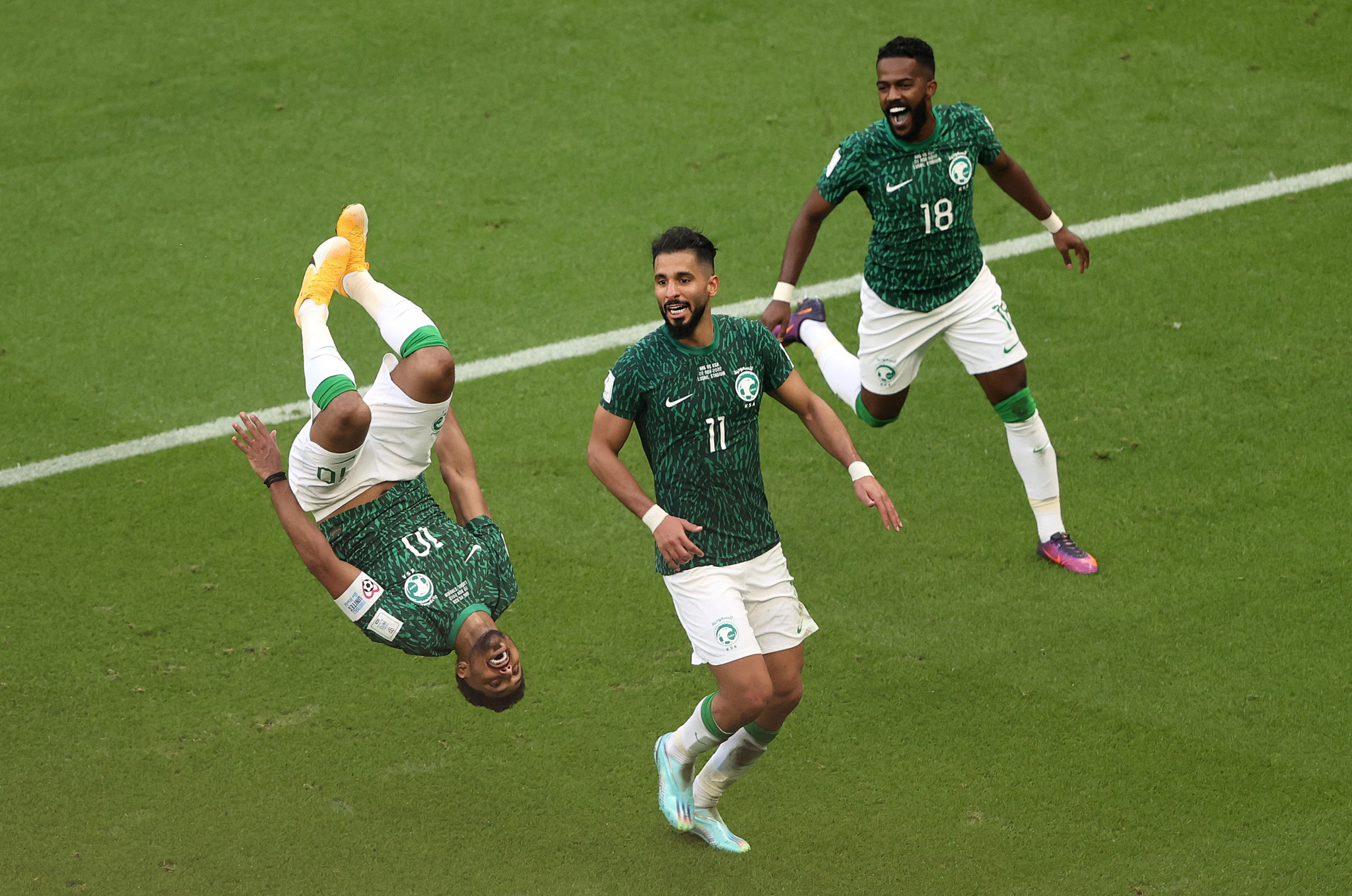 Saudi Arabia stunned Argentina in their FIFA World Cup opener ©Getty Images