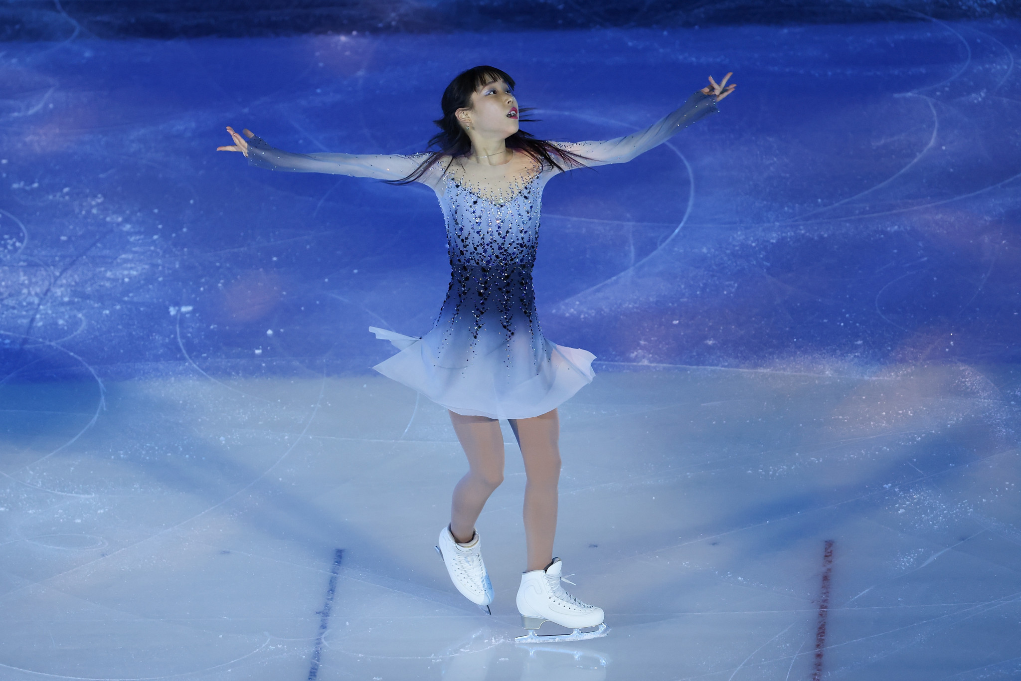 Mai Mihara of Japan won gold with a total score of 204.14 in Espoo ©Getty Images