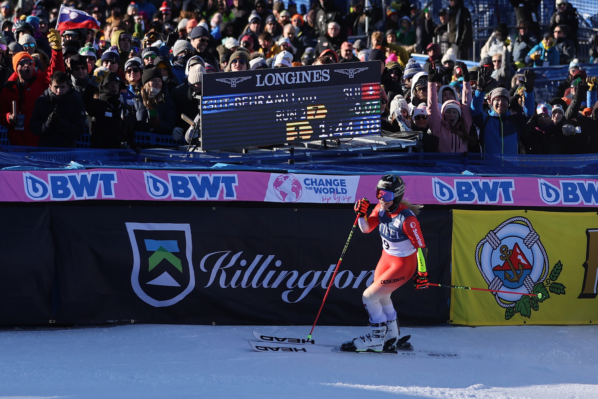Gut-Behrami wins giant slalom gold in opening World Cup race in Killington