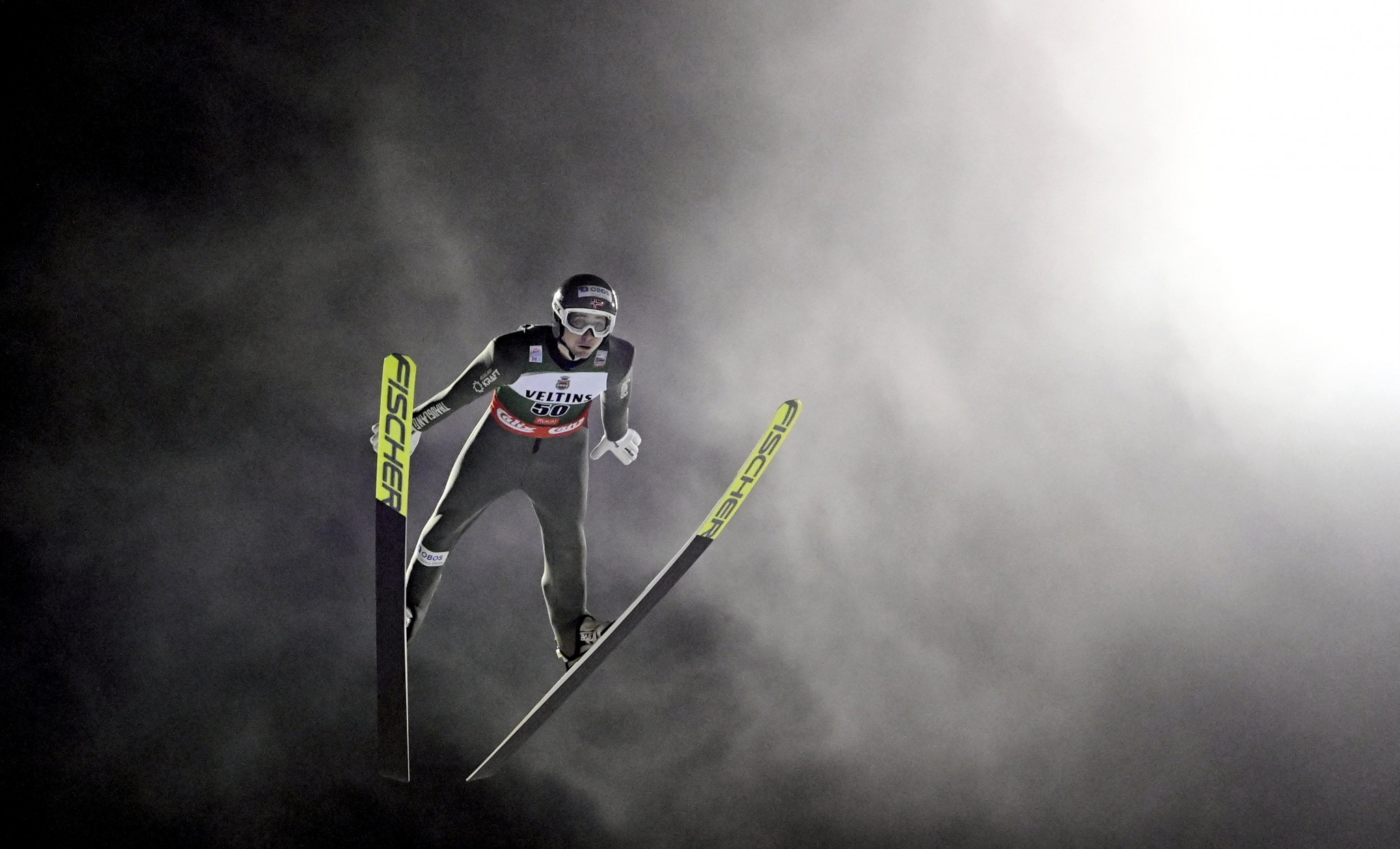 Jarl Magnus Riiber earned a 51st Nordic Combined World Cup victory in Ruka ©Getty Images
