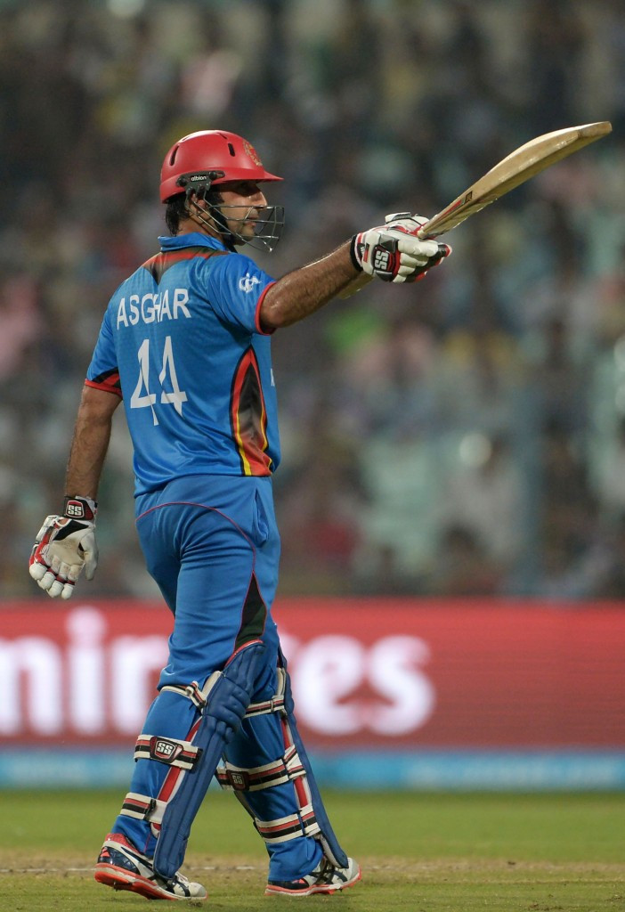 Asghar Stanikzai played an important innings for his side
