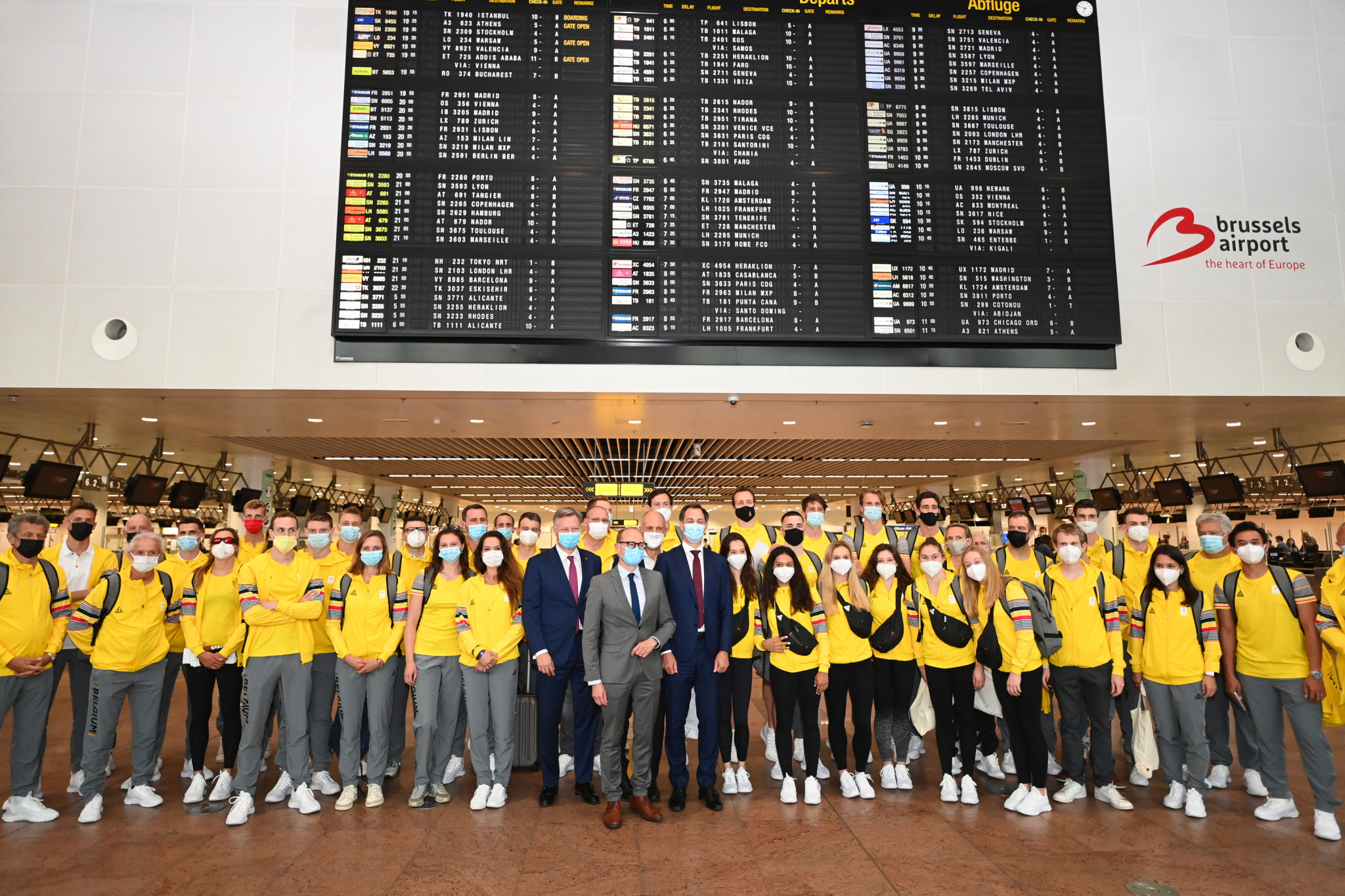 Brussels Airport has been in partnership with the Belgian Olympic and Interfederal Committee since 2016 ©Getty Images