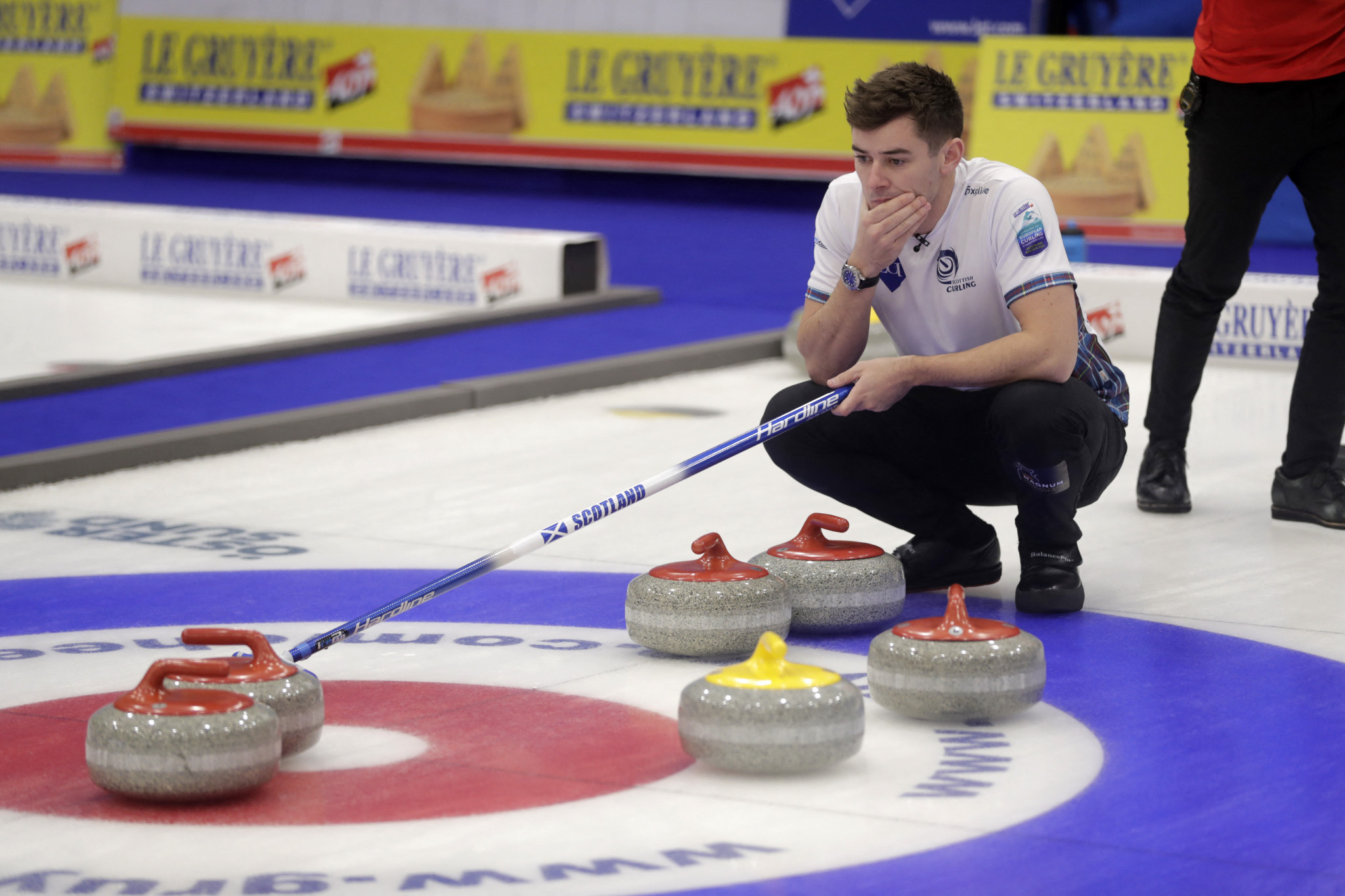 Le Gruyère AOP is an official partner of World Curling and sponsored the European Curling Championships in Sweden, which concluded at the weekend ©Getty Images