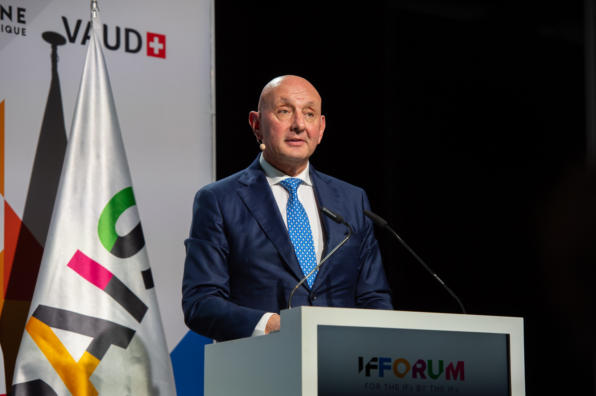 Ivo Ferriani also won the AIOWF Presidential election in May, despite FIS President Johan Eliasch stating that the process was invalid 
 ©SportAccord