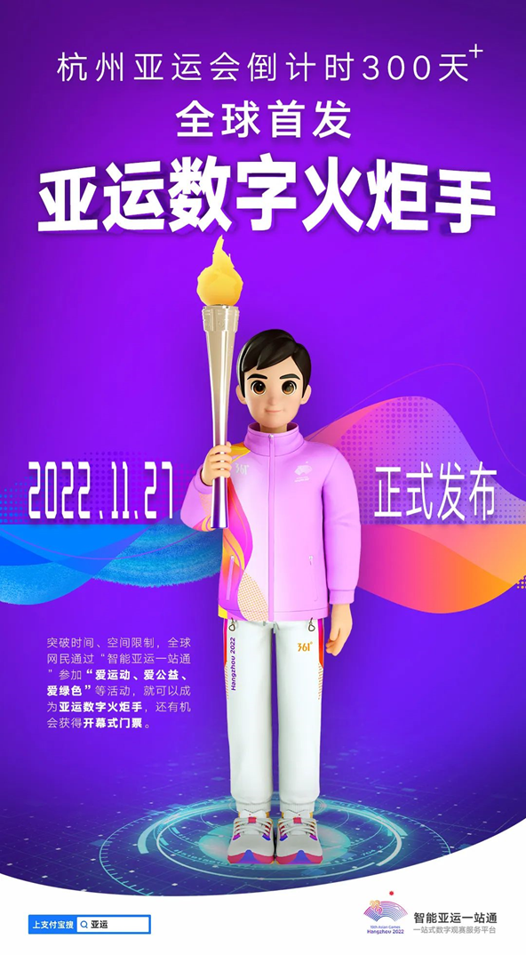 Hangzhou 2022 has launched digital Torchbearers ©Hangzhou 2022